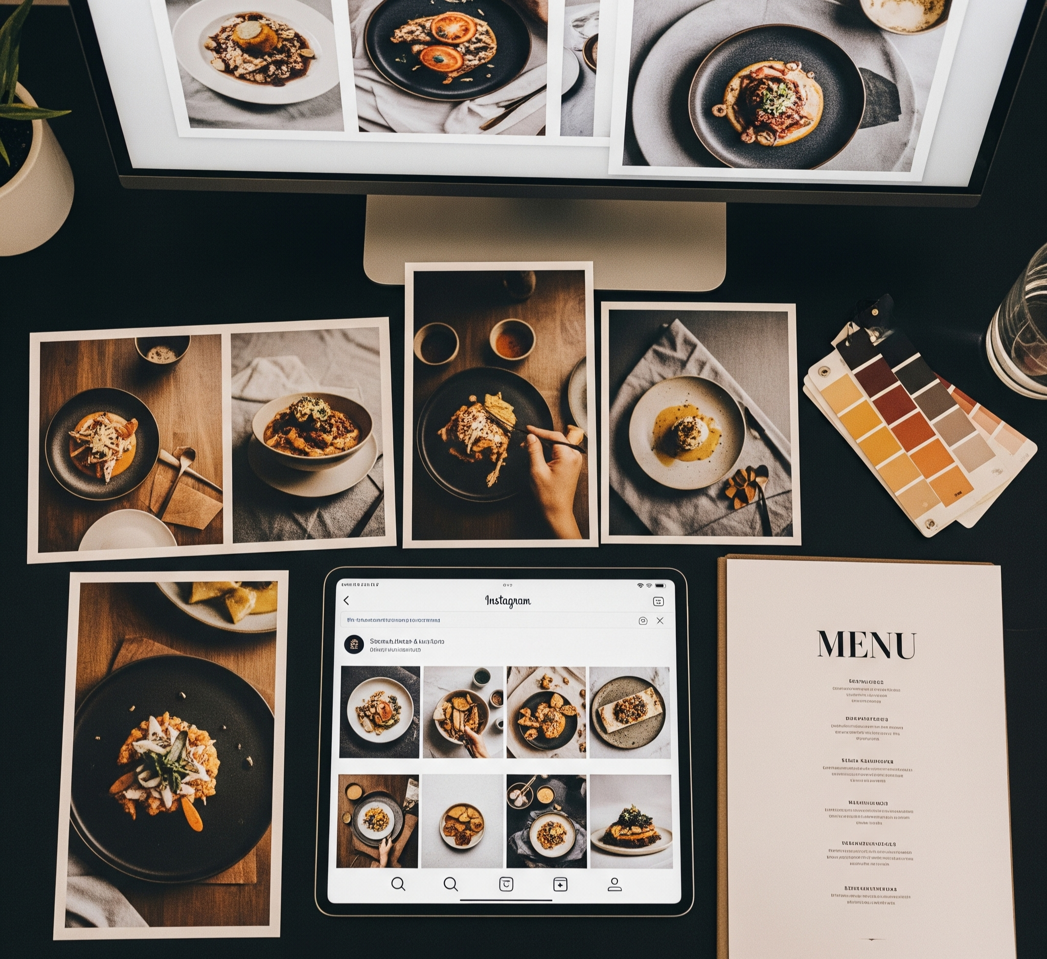 Mesa de productos artesanales y libros antiguos